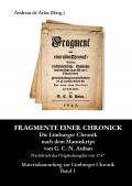 Materialsammlung zur Limburger Chronik / Fragment einer alten Chronick