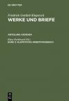 Friedrich Gottlieb Klopstock: Werke und Briefe. Abteilung Addenda / Klopstocks Arbeitstagebuch