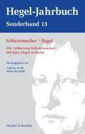Schleiermacher - Hegel.