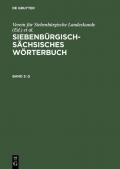 Siebenbürgisch-Sächsisches Wörterbuch / G