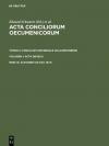 Acta conciliorum oecumenicorum. Concilium Universale Chalcedonense. Acta Graeca / Actiones VIII-XVII. 18-31