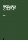 Beiträge zur Numerischen Mathematik / Beiträge zur Numerischen Mathematik. Band 3