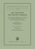 Michael Beheim: Die Gedichte des Michel Beheim / Gedichte Nr. 358–453. Die Melodien