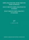 Diplomatische Dokumente der Schweiz / Documents diplomatiques suisse / Documenti diplomatici svizzeri