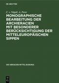 Monographische Bearbeitung der Archieracien mit besonderer Berücksichtigung der mitteleuropäischen Sippen