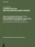 Gert Hagelweide: Literatur zur deutschsprachigen Presse. Biographische... / 136876–149882. Biographische Literatur. Mi - Sc