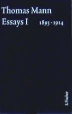 Essays I 1893-1914
