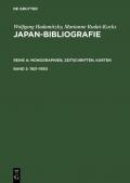 Wolfgang Hadamitzky; Marianne Rudat-Kocks: Japan-Bibliografie. Monographien,... / 1921–1950