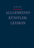 Allgemeines Künstlerlexikon (AKL). Register zu den Bänden 61-70 / Künstlerische Berufe