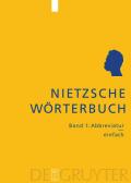 Nietzsche-Wörterbuch / Abbreviatur – einfach