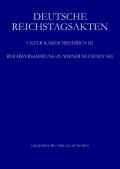Deutsche Reichstagsakten. Deutsche Reichstagsakten unter Kaiser Friedrich III. / Reichsversammlung zu Wiener Neustadt 1455