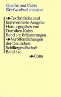 Goethe und Cotta. Briefwechsel 1797-1832. Textkritische und kommentierte... / Erläuterungen zu den Briefen 1797-1815