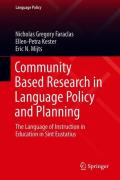 Community Based Research in Language Policy and Planning
