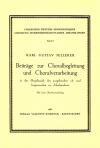 Beiträge zur Choralbegleitung und Choralverarbeitung in der Orgelmusik