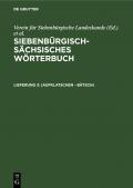 Siebenbürgisch-Sächsisches Wörterbuch / (aufklatschen - Bätsch)