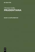 Christian Gnilka: Prudentiana / Supplementum
