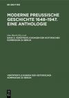 Moderne preußische Geschichte 1648–1947. Eine Anthologie / Moderne preußische Geschichte 1648–1947. Eine Anthologie. Band 3