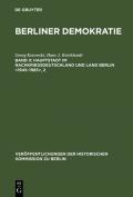 Berliner Demokratie / Hauptstadt im Nachkriegsdeutschland und Land Berlin
