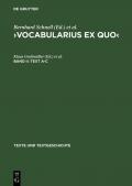 ›Vocabularius Ex quo‹ / Text A–C