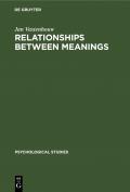 Relationships between meanings