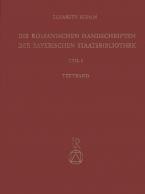 Die romanischen Handschriften der Bayerischen Staatsbibliothek