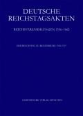 Deutsche Reichstagsakten. Reichsversammlungen 1556-1662 / Der Reichstag zu Regensburg 1556/57