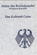 Akten der Reichskanzlei, Weimarer Republik / Das Kabinett Cuno (1922/23)