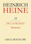 Heinrich Heine Säkularausgabe / De la France. Kommentar