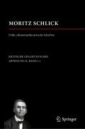 Moritz Schlick. Frühe erkenntnistheoretische Schriften