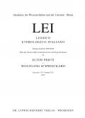 Lessico Etimologico Italiano Lfg. 132