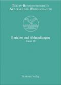 Berichte und Abhandlungen / Band 10