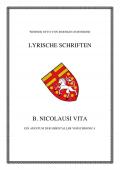 Werner Otto von Boehlen-Schneider: Lyrische Schriften / B. Nicolausi Vita