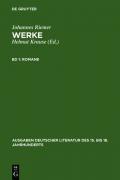 Johannes Riemer: Werke / Romane