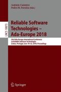 Reliable Software Technologies – Ada-Europe 2018