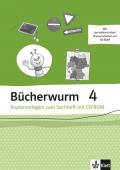 Bücherwurm Sachheft / Kopiervorlagen mit CD-ROM 4. Schuljahr