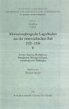 Altwürttembergische Lagerbücher aus der österreichischen Zeit 1520-1534. Ämter Asperg, Bietigheim, Besigheim, Markgröningen, Leonberg und Vaihingen