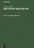 Johannes Bühler: Deutsche Geschichte / Das Barockzeitalter
