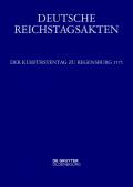 Deutsche Reichstagsakten. Reichsversammlungen 1556-1662 / Der Kurfürstentag zu Regensburg 1575