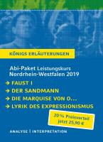 Abitur-Paket Nordrhein-Westfalen 2019 Deutsch Leistungskurs - Königs Erläuterungen.