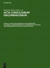 Acta conciliorum oecumenicorum. Concilium Universale Chalcedonense / Prosopographia et Topographia actorum Chalcedonensium et encyclicorum, indices