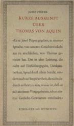Kurze Auskunft über Thomas von Aquin