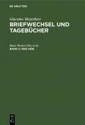 Giacomo Meyerbeer: Briefwechsel und Tagebücher / 1825-1836