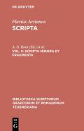 Flavius Arrianus: Scripta / Scripta minora et fragmenta