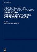 Frühe Neuzeit in Deutschland. 1520-1620 / Nachträge, Corrigenda und Register